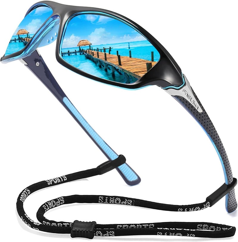 FAGUMA Sports Polarized Sunglasses For Men Cycling Driving Fishing UV400 Protection - Image 1